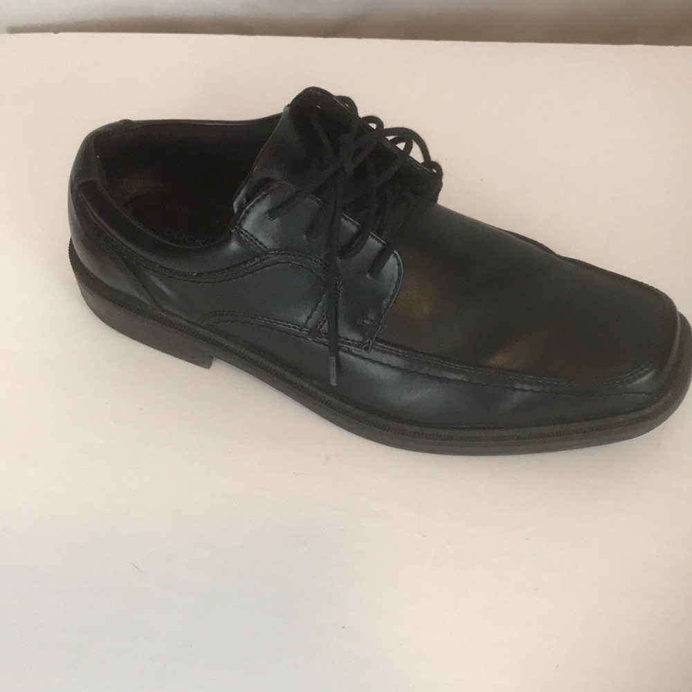 Dockers Black Leather Manvel Oxfords Shoes Size 11M